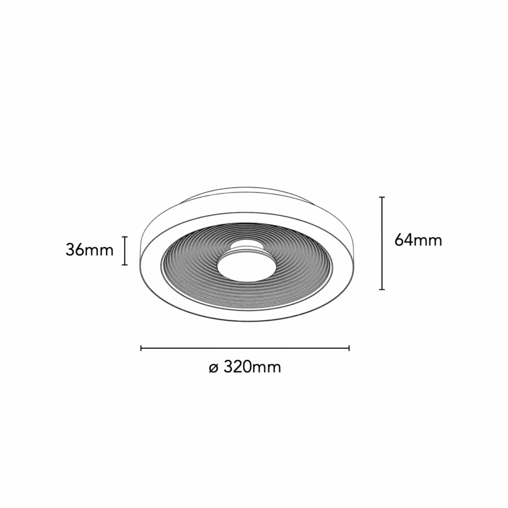 Schéma du produitZEN PLAFONNIER