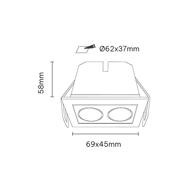 Schéma du produitKORO 6W