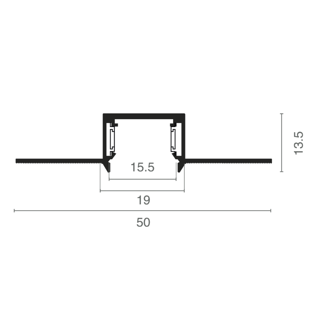 Schéma du produitRAIL TRIMLESS