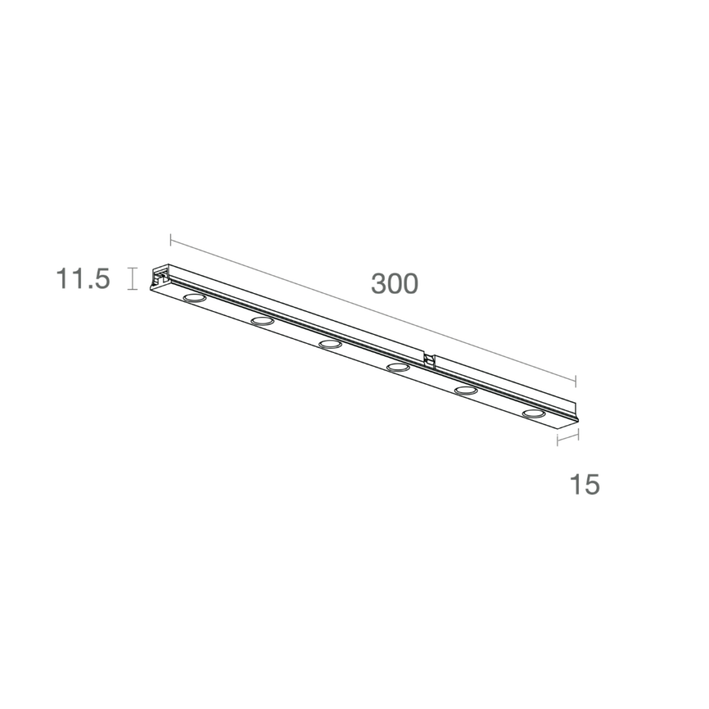 Schéma du produitLINÉAIRE 30CM