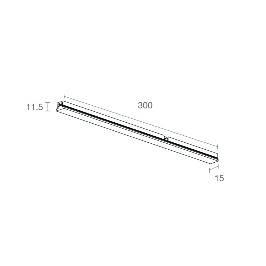 Schéma du produitLINÉAIRE OPAQUE 30CM