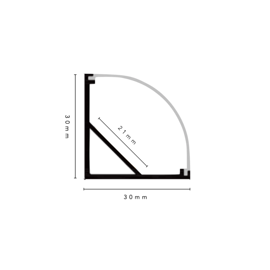 Schéma du produitPR3030 – ANGLE